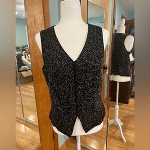Black beaded Vest